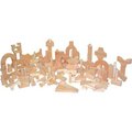 Wood Designs Kindergarten Blocks - 24 Shapes, 183 Pieces WD60500